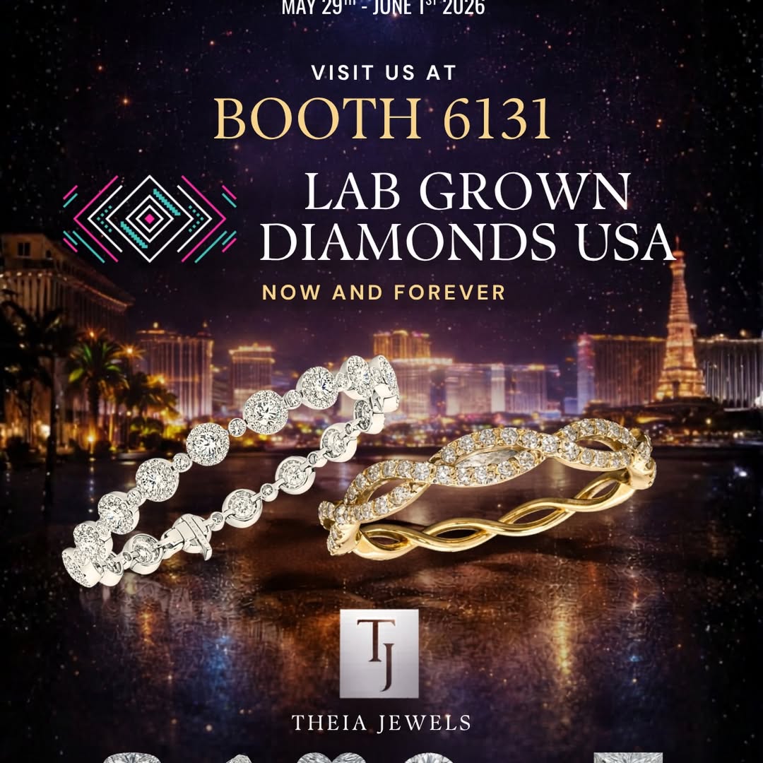 ✨ Meet us at JCK Las Vegas 2026 ✨

Lab Grown Diamonds USA LLC is bringing timeless craftsmanship, fine jewelry, and premium lab-grown diamond collections to one of the world’s biggest jewelry exhibitions. ????

From elegant tennis bracelets to modern luxury designs by Theia Jewels, discover collections crafted for retailers, jewelers, and luxury buyers looking for brilliance without compromise.

???? Visit us at Booth #6131
???? May 29th – June 1st, 2026
???? JCK Las Vegas

Let’s connect, collaborate, and shape the future of luxury jewelry together.

#JCKLasVegas #LabGrownDiamondsUSA #TheiaJewels #LuxuryJewelry JCK2026

(JCK Las Vegas 2026, Lab Grown Diamonds USA LLC, Theia Jewels, luxury lab grown diamond jewelry, tennis bracelet supplier, diamond jewelry wholesaler USA, lab grown diamond manufacturer, fine jewelry supplier, JCK jewelry exhibition, wholesale diamond jewelry, luxury jewelry brand, bridal jewelry supplier, diamond rings wholesale, lab grown diamond collections, jewelry trade show Las Vegas)