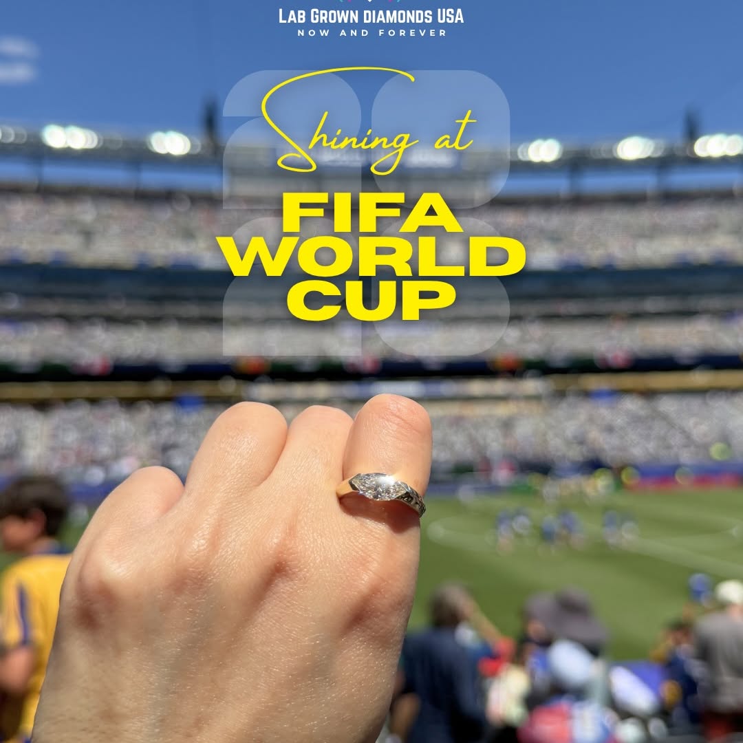 The world’s biggest stage. ⚽????

From the brilliance of the pitch to the brilliance of a diamond, excellence always stands out.

Proud to see our diamonds shining at the FIFA World Cup 2026, where unforgettable moments meet timeless brilliance.

Lab Grown Diamonds USA LLC
Now and Forever.

#FIFAWorldCup2026 #LabGrownDiamonds #DiamondJewelry #FIFA2026 #lgdusa 

(FIFA World Cup 2026, FIFA 2026, World Cup USA, Lab Grown Diamonds USA LLC, lab grown diamond ring, diamond jewelry USA, sustainable diamonds, luxury diamond jewelry, World Cup New York, New Jersey World Cup, engagement rings, fine jewelry, diamond ring, luxury lifestyle, FIFA event experience)